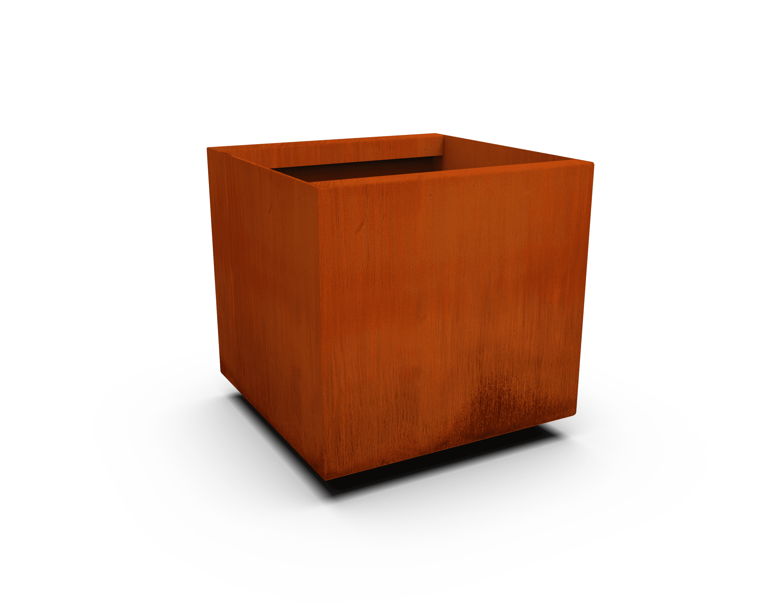 ' Clearance – Corten Steel Square & Cube Planter 12" - 24" High