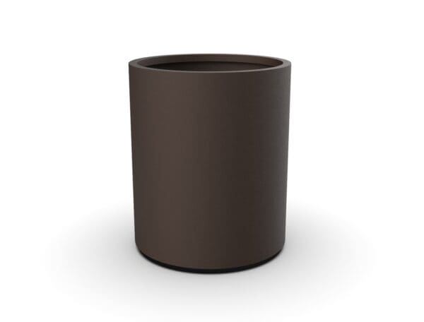 aluminum round bronze planter