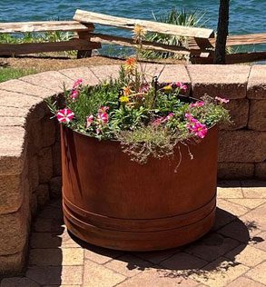 plantercraft corten steel planters